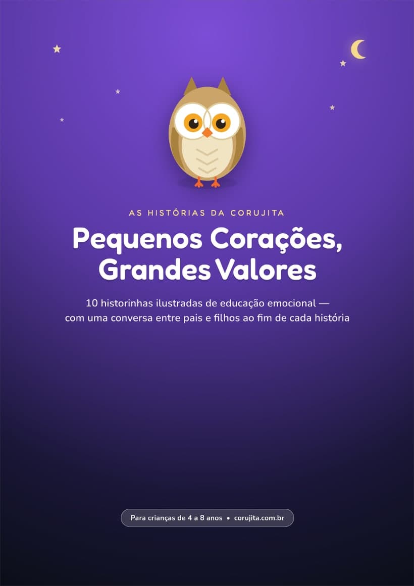 Capa do e-book Pequenos Corações, Grandes Valores