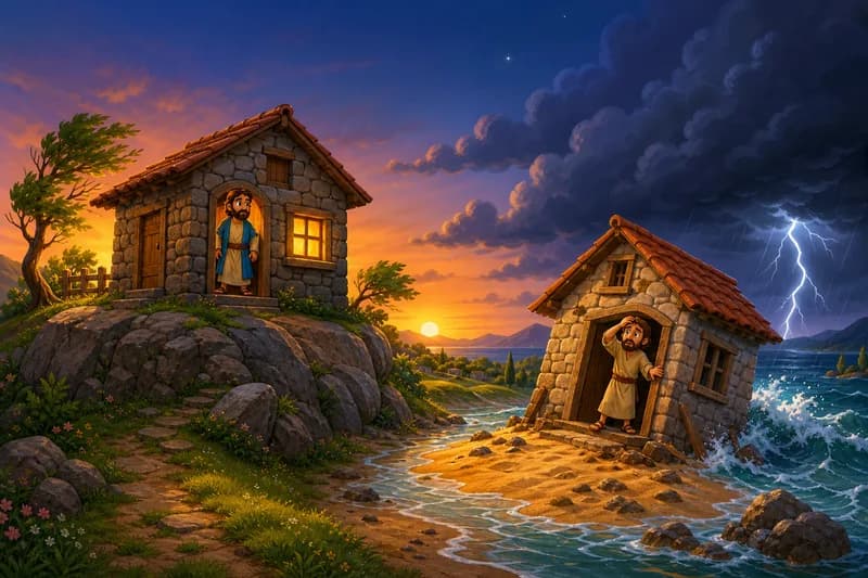 A Casa na Rocha e a Casa na Areia