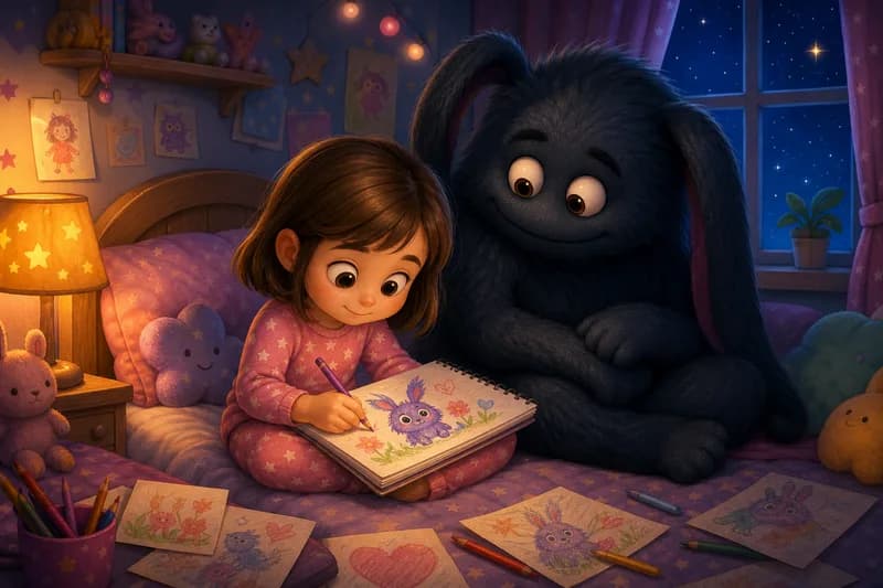 A Menina que Desenhava o Escuro