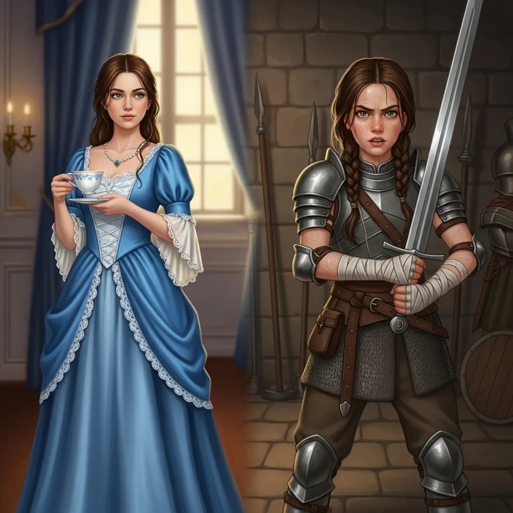 A princesa que trocou o vestido pela espada