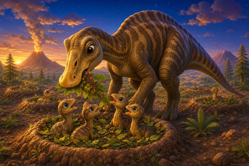 Maia, a Dinossaura que Cuidava do Ninho