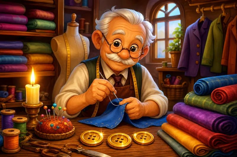 O Alfaiate e os Três Botões de Ouro