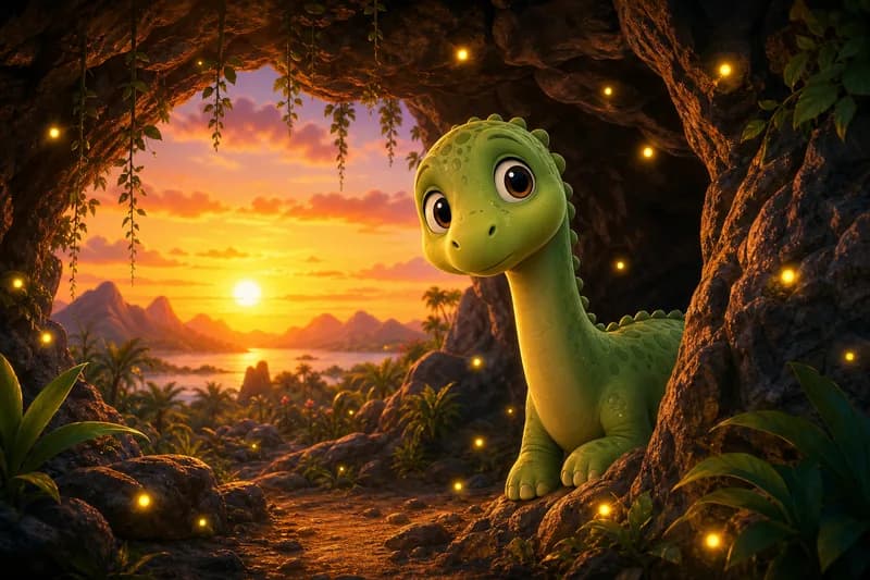 O Dinossauro que Tinha Medo do Escuro