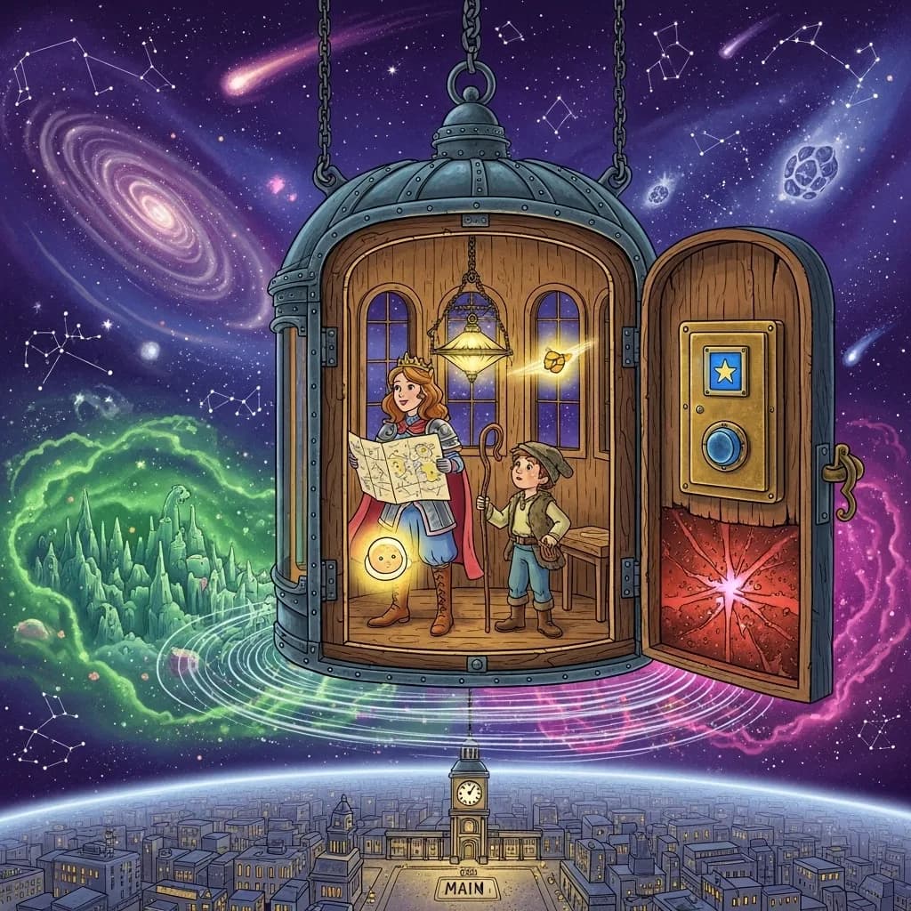 O Elevador que Só Subia até as Estrelas