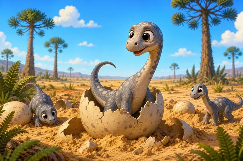 O Filhote de Dinossauro que Nasceu no Chão de Minas