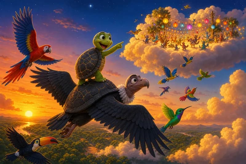 O Jabuti e a Festa no Céu