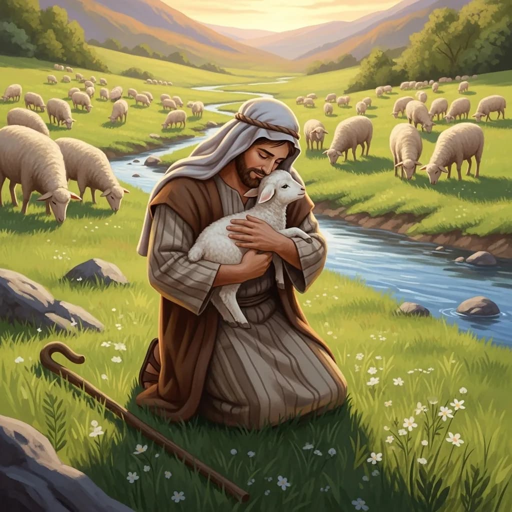 O pastor e suas ovelhinhas