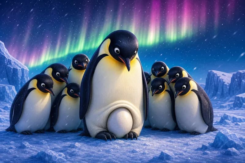 O Pinguim-Imperador que Guardou o Ovo nos Pés
