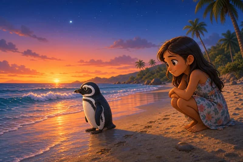 O Pinguim que Foi Parar na Praia