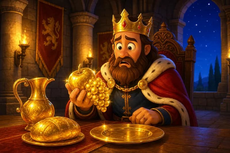 O Rei Midas e o Toque de Ouro