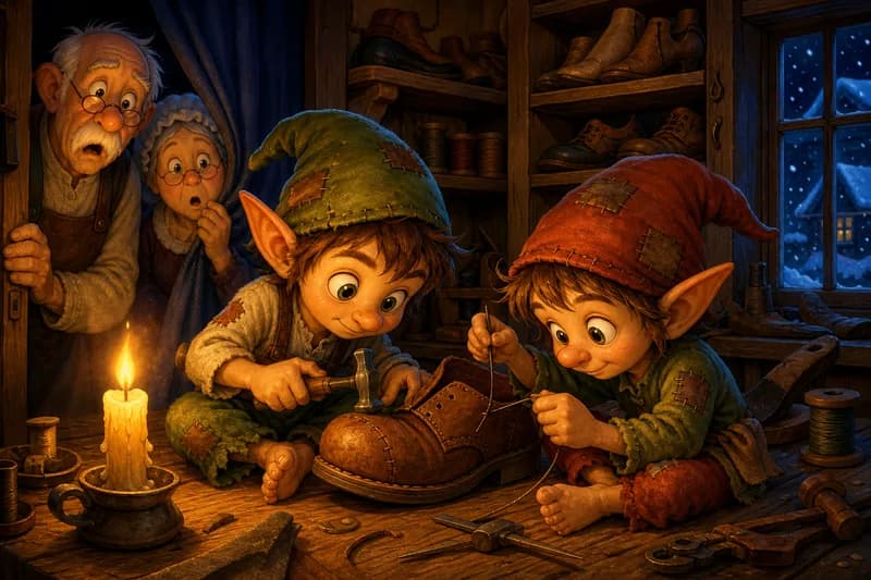 O Sapateiro e os Duendes