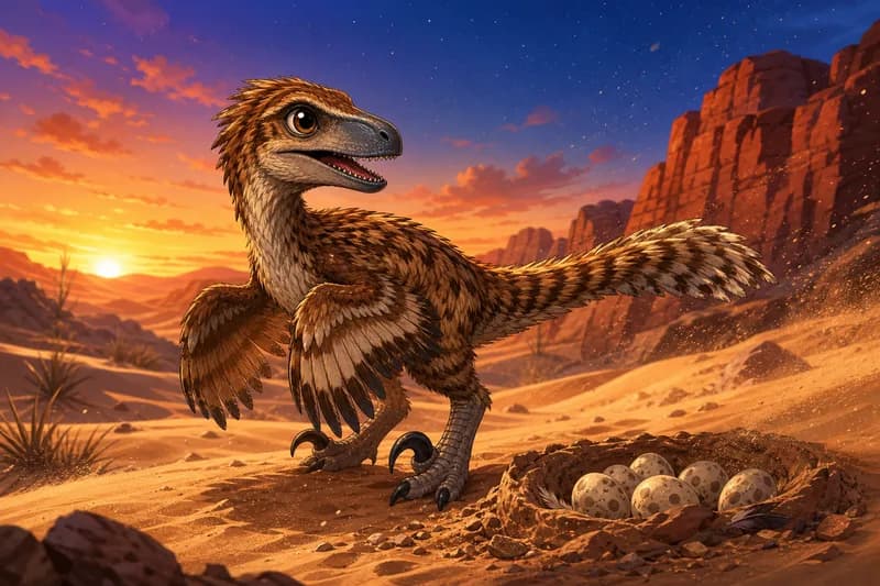 O Velociraptor que Tinha Penas