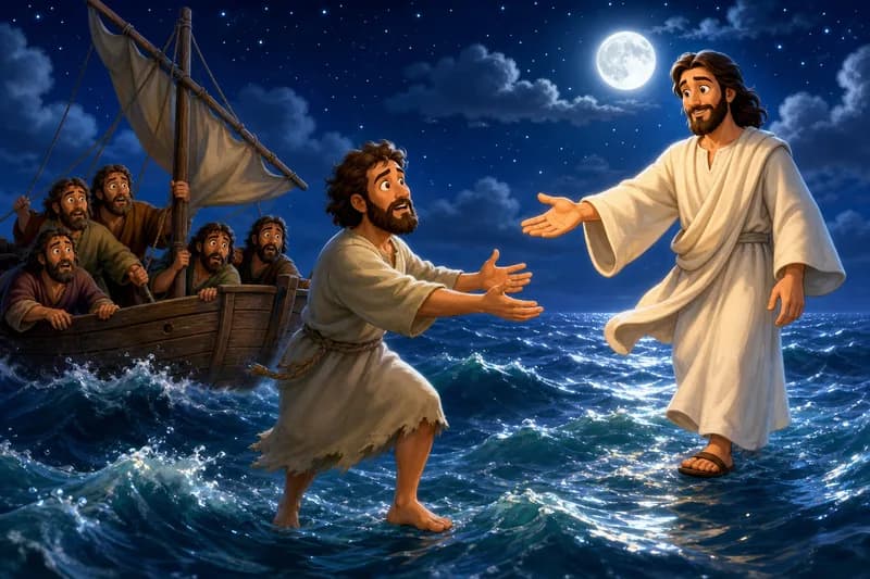 Pedro e a Noite em que Jesus Andou sobre a Água