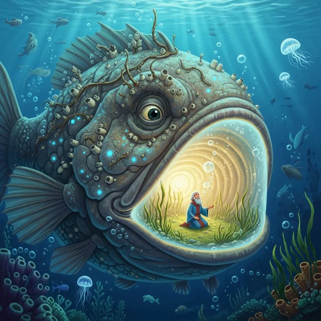 Jonas e o grande peixe curioso